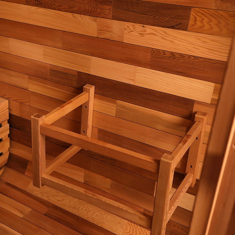 Aussensauna Panorama Zedernholz **Package DEAL**